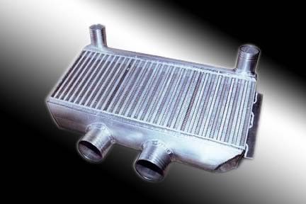 掘削機の版および棒熱交換器ファンが付いているアルミニウム オイル クーラー