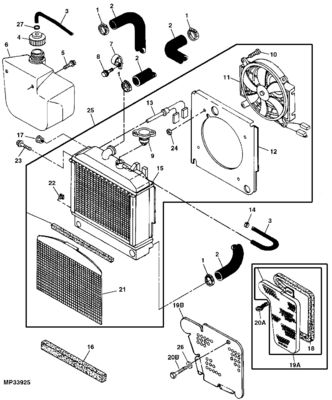 掘削機の版および棒熱交換器ファンが付いているアルミニウム オイル クーラー