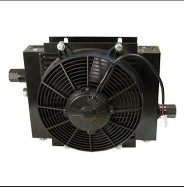 ひれ油圧オイルの熱交換器/DC24V のアルミニウム空気オイル クーラーをめっきして下さい