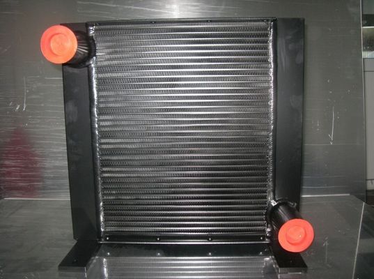 掘削機/vibratile ローラーのための油圧オイルの熱交換器をろう付けするブラック プレートのひれ