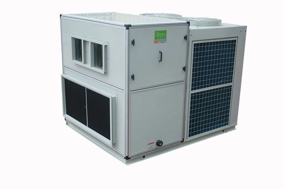 冷却容量 52KW の冷却された熱交換器の屋上の単位の中央エアコンを乾燥して下さい